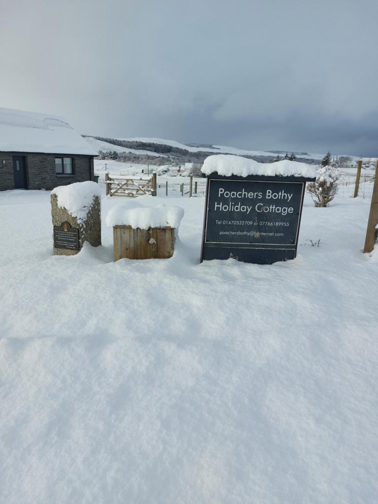 Poachers Bothy Skeabost Bagian luar foto